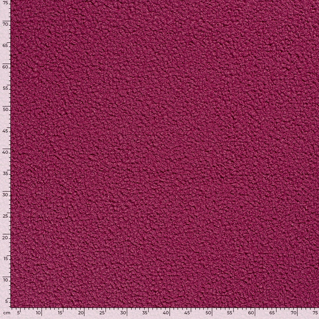 Bouclé fabrik Uni Fuchsia