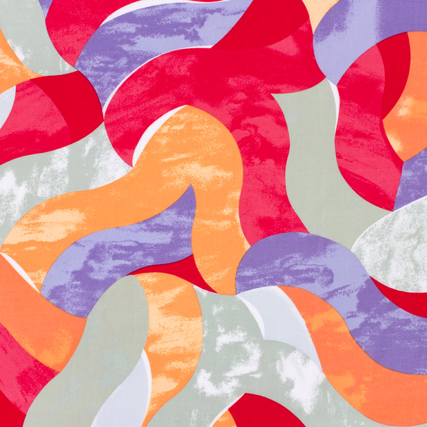 Bamboo Poplin fabric Coral matte 
