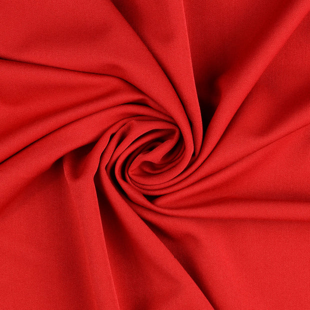 twill fabric red 