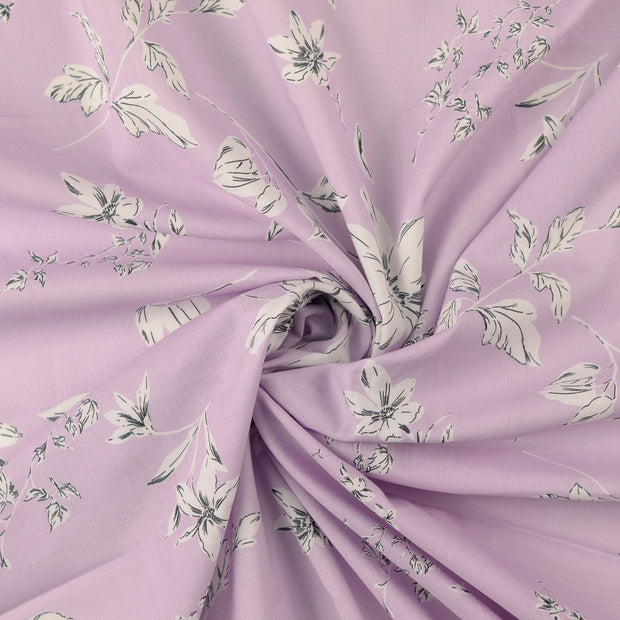 Voile fabrik lila 