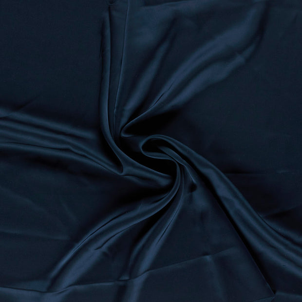 Satin fabric Navy 