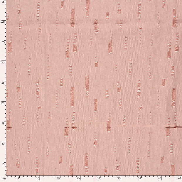 Denim fabric Unicolour Pink