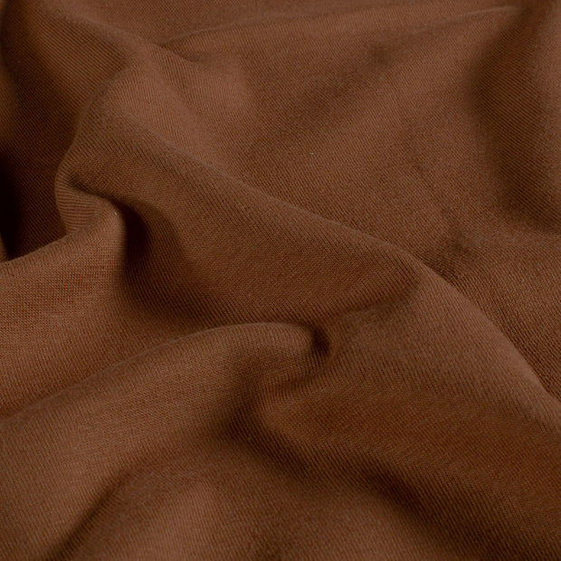 Jersey fabric Unicolour Brown