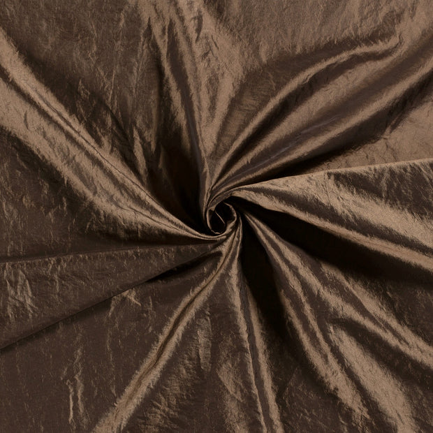 Taft fabrik Braun-Taupe crushed 