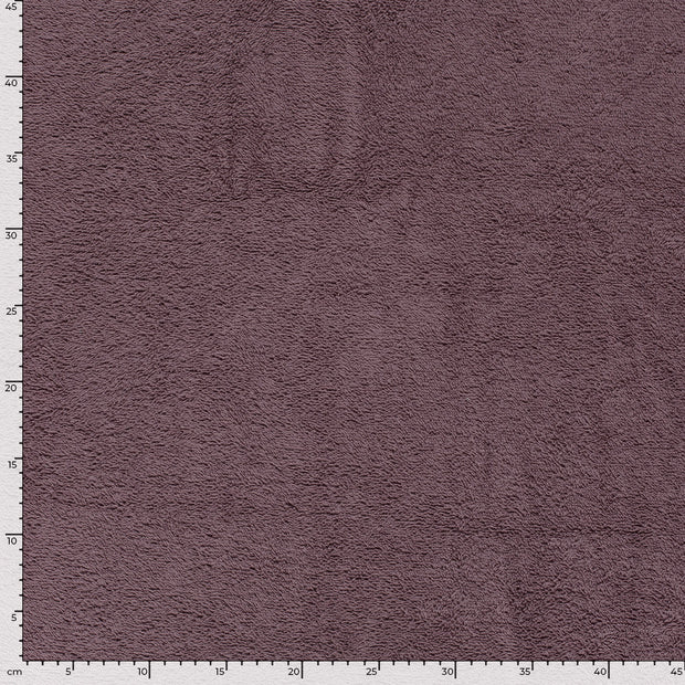 Frottee fabrik Uni Mauve