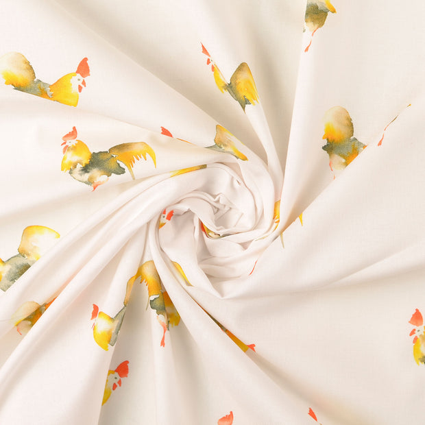 Cretonne tissu Blanc 