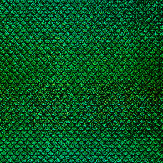 Lamé fabric Green foiled 