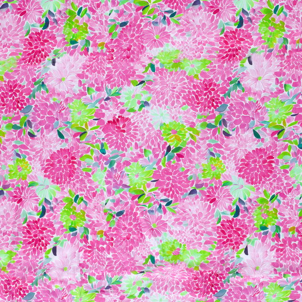 Viscose Satin fabric Fuchsia 