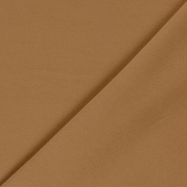 Mantel Wool Touch fabrik Uni gebürstet 