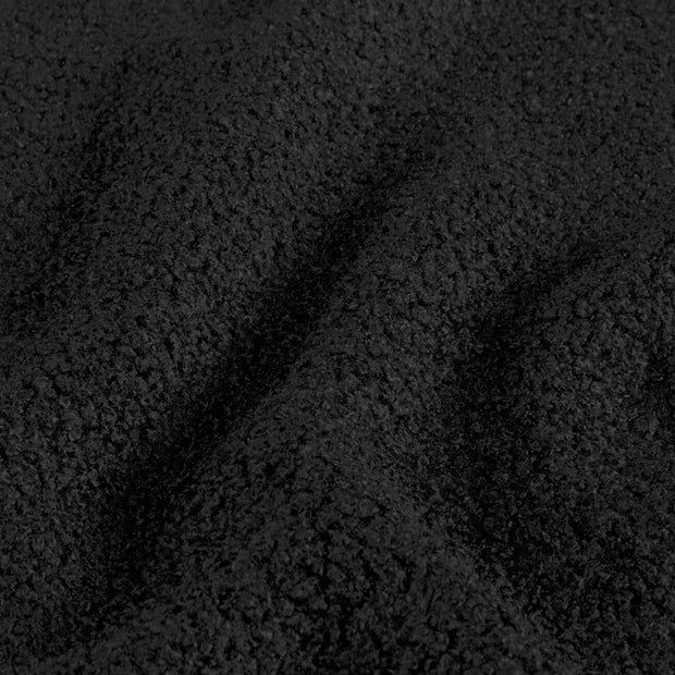 Teddy tissu Unicolore Noir