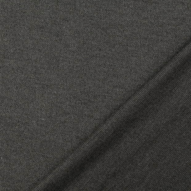 Heavy Knit fabric grey dyed 