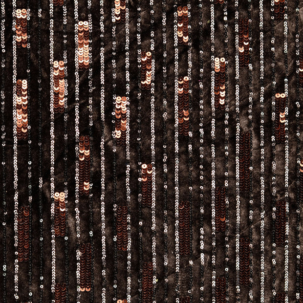 Velours tissu rayures 