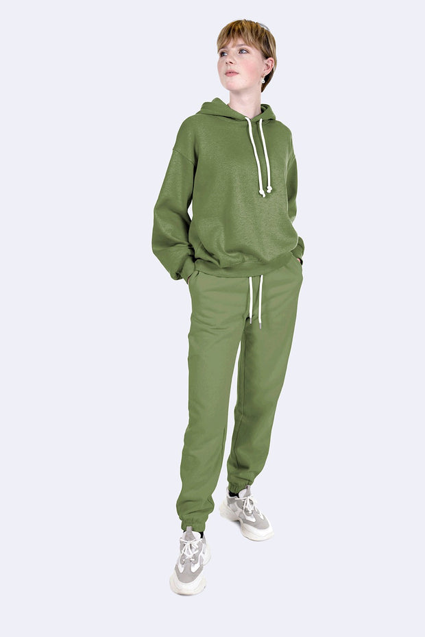 Jogging fabric Unicolour Apple Green