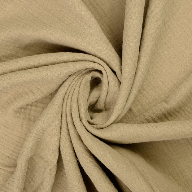 Muslin fabric Beige 