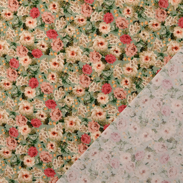 Cotton Poplin fabric Grey 