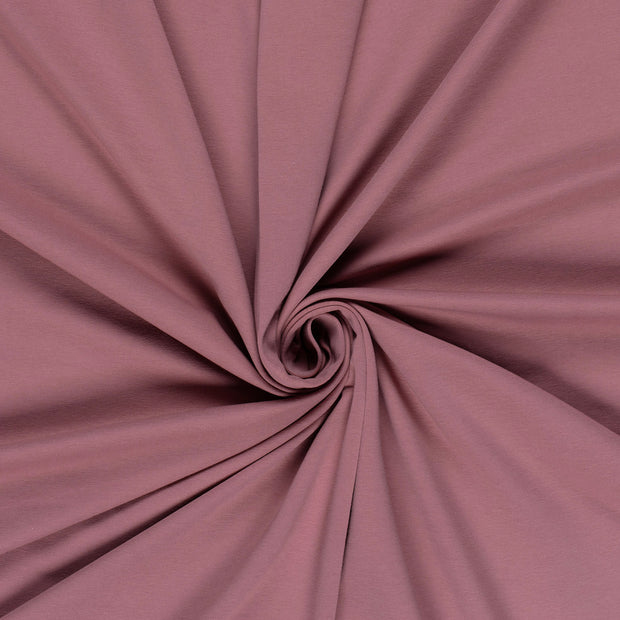 French Terry GOTS organic fabric Mauve 