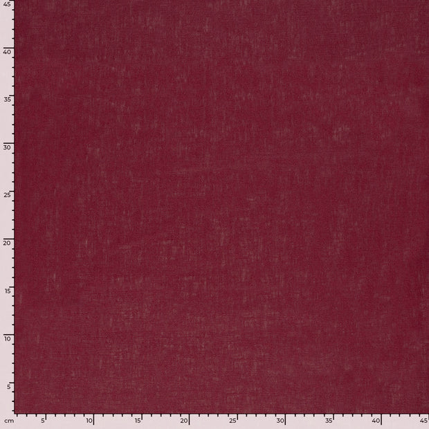 Woven Polyester tissu Unicolore Bordeaux