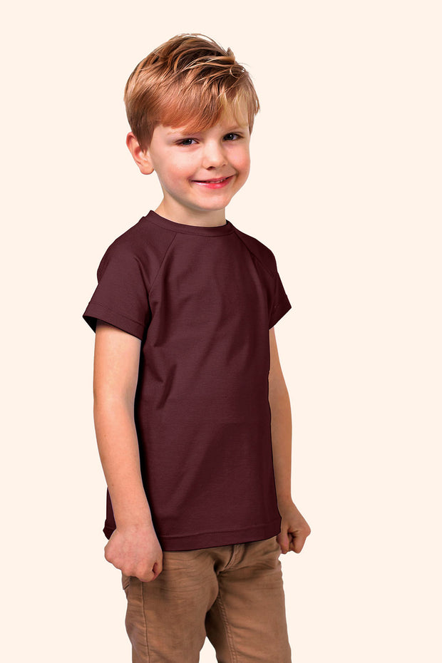 Jersey tissu Unicolore Bordeaux