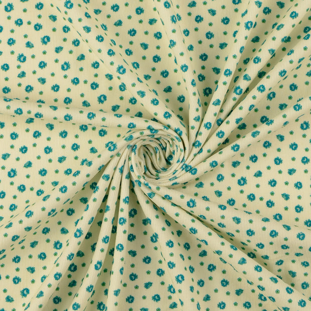 Velours Côtelé 4.5w tissu Menthe foncée 