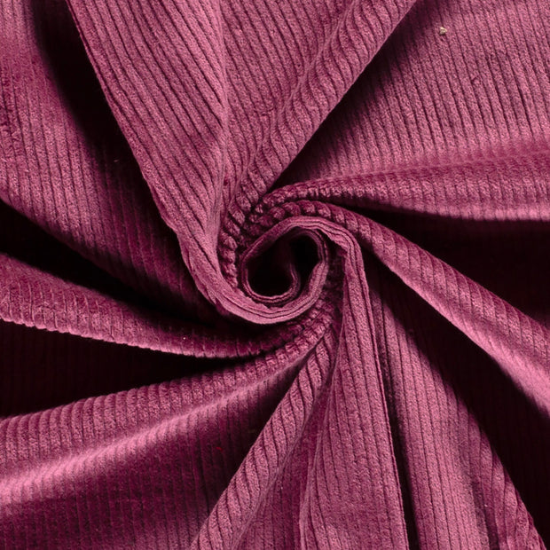 Jumbo Cord Stretch 6w fabrik Uni Magenta