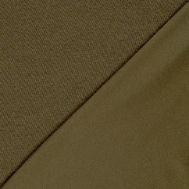 Heavy Knit fabric Unicolour brushed 