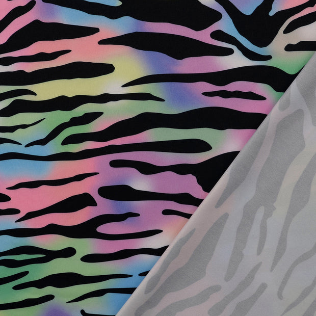 Jersey de Polyester tissu multicolore 