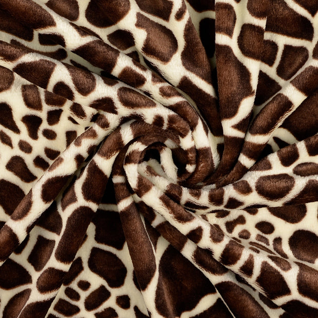 fleece fabric Off White 