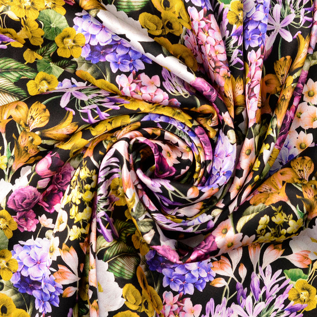 Viscose Satin tissu Multicolore 