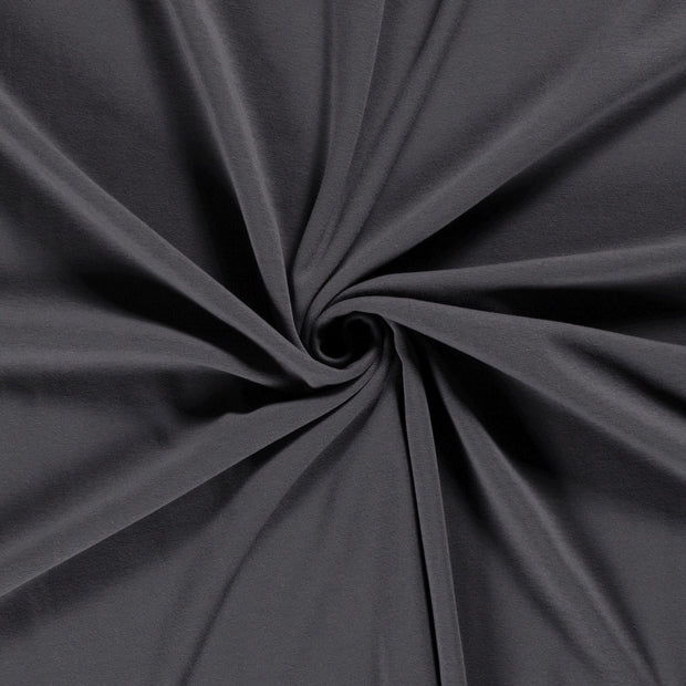 Alphen Fleece fabric Dark Grey 