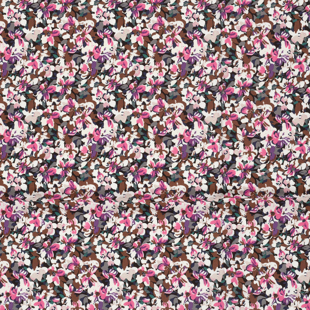 Viscose Poplin fabric Fuchsia 