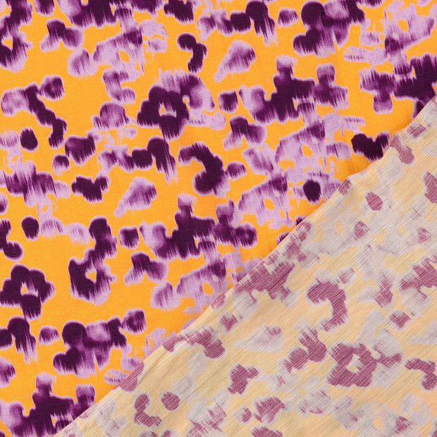  fabric orange digital printed 