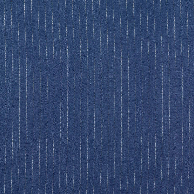 CV Leinen fabrik Streifen Jeans Blue