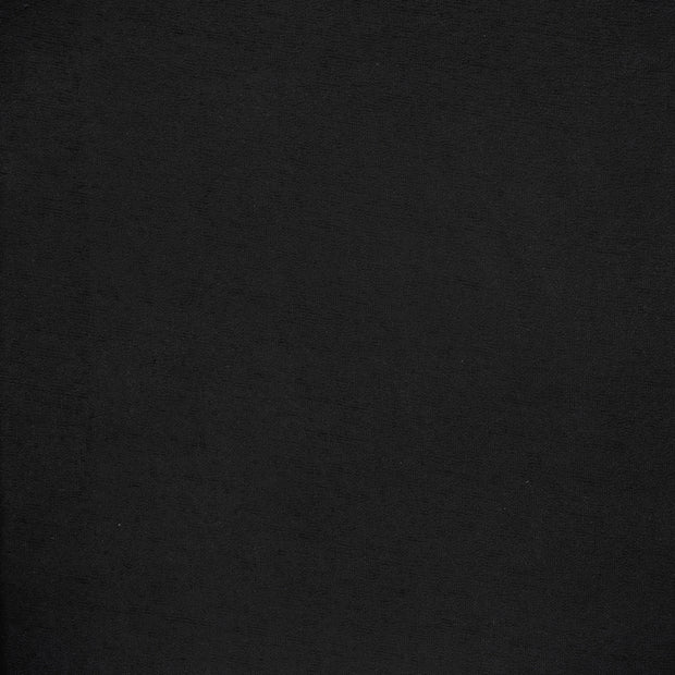Terry Crepe fabric Black texturized 