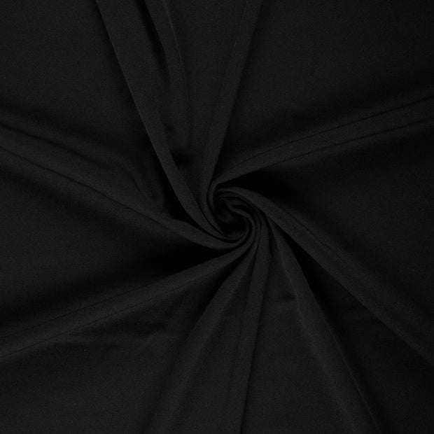 Crepe fabric Black 