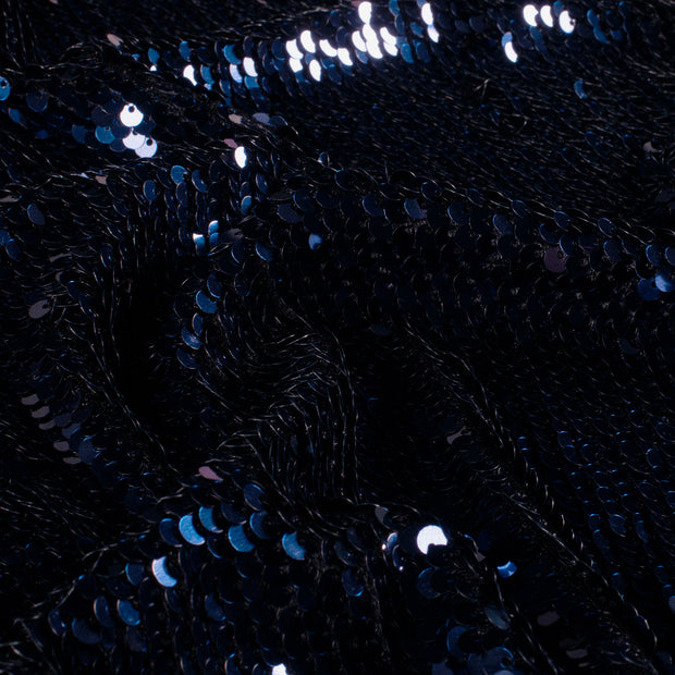 Velours tissu Unicolore Bleu Marine