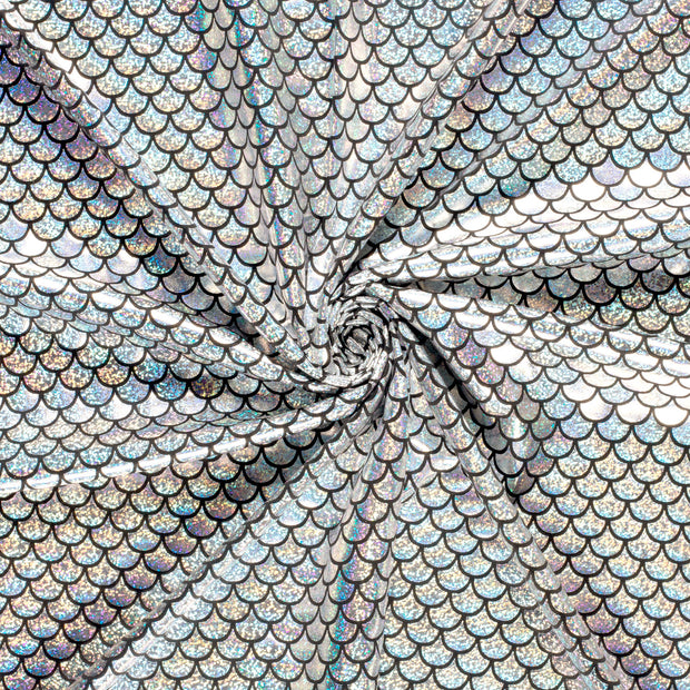 Lamé fabric Mermaid foiled 