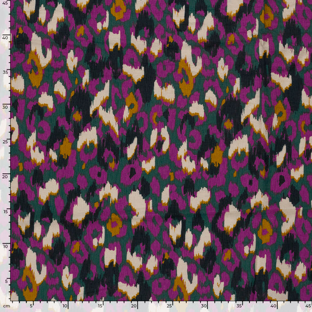 Viscose Nylon Ottoman fabrik Abstrakt Violett