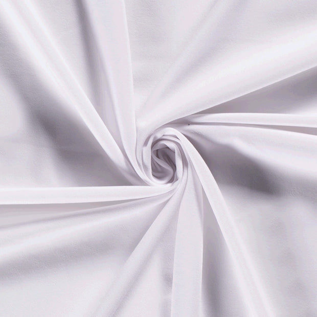 Moss Crêpe tissu Unicolore Blanc optique