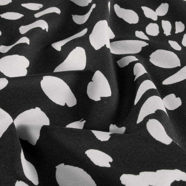 Milano tissu Abstrait Noir