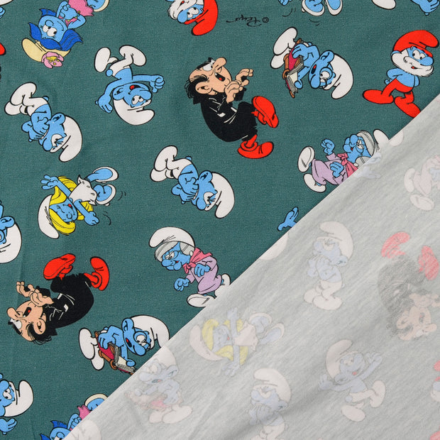 Cotton Jersey fabric petrol 