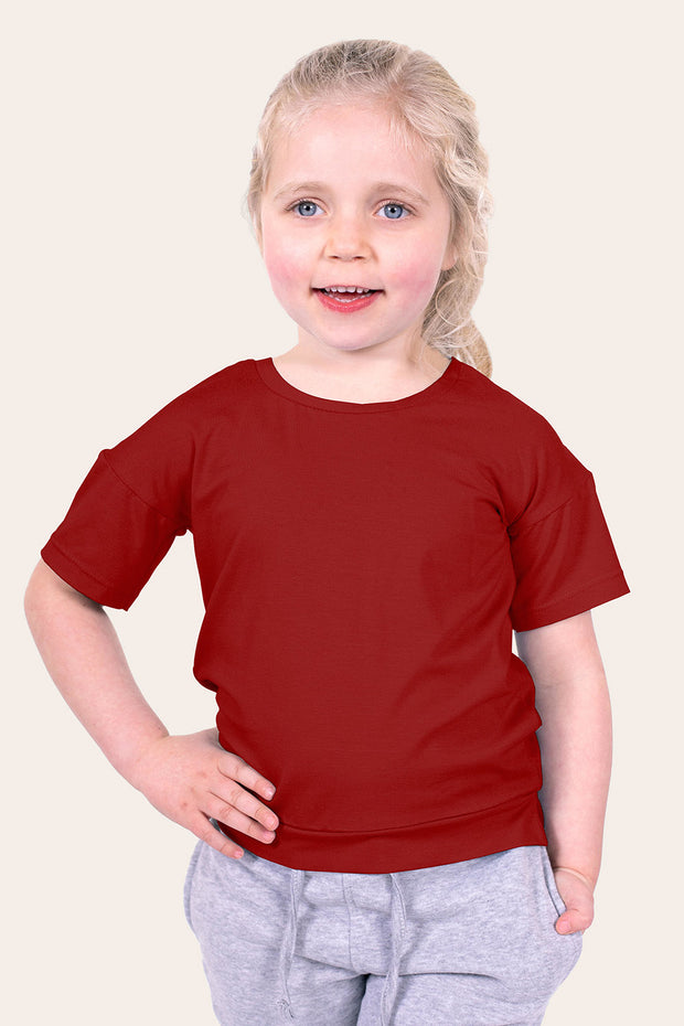 Jersey fabric Unicolour Red