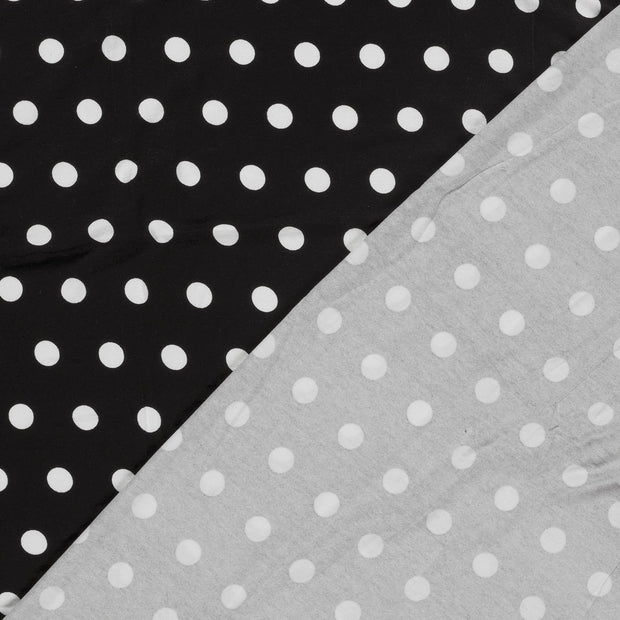 Viscose Vortex Jersey tissu pois imprimé 