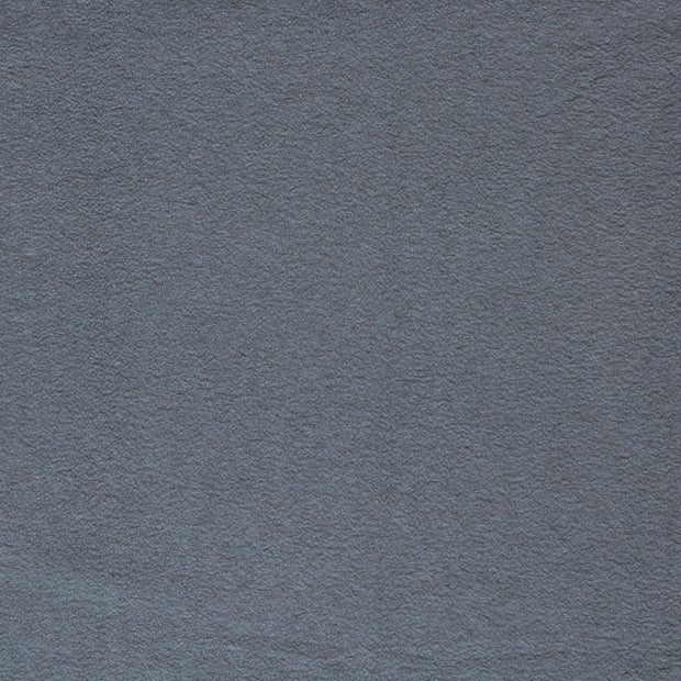 Fleece fabrik Stahlblau weich 