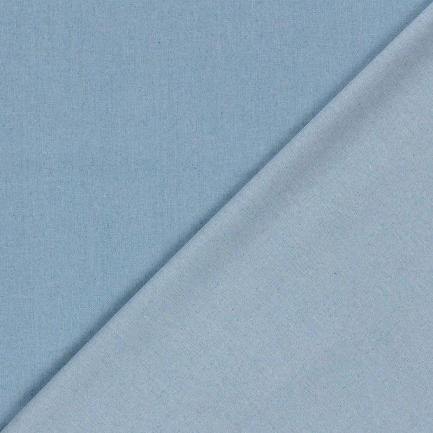 Denim fabric Unicolour pre-washed 