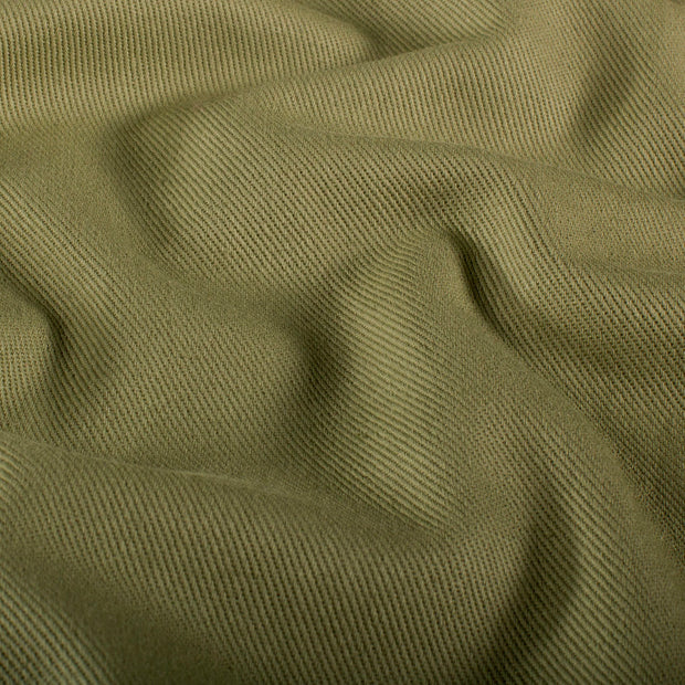 Jeans tissu Unicolore Vert kaki