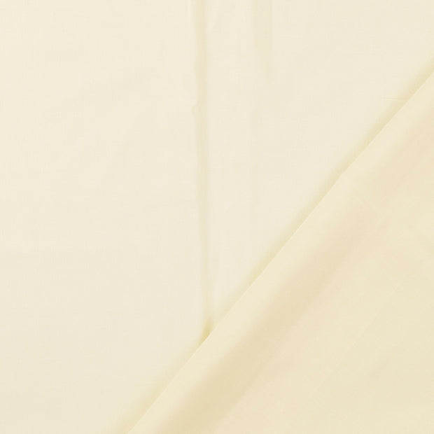 Popeline de Viscose tissu Blanc cassé 