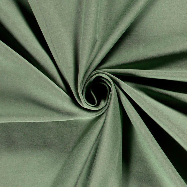 Jersey tissu Unicolore Menthe foncée