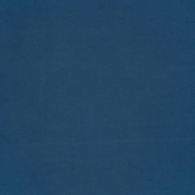 French Terry GOTS organic fabric Steel Blue matte 