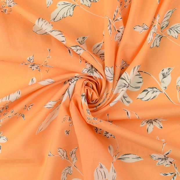 Voile fabrik orange 