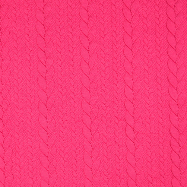 jacquard fabric pink 